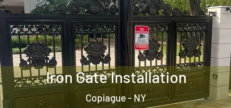 Iron Gate Installation Copiague - NY
